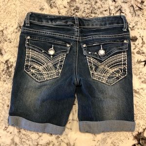 Girls embellished shorts Sz 10